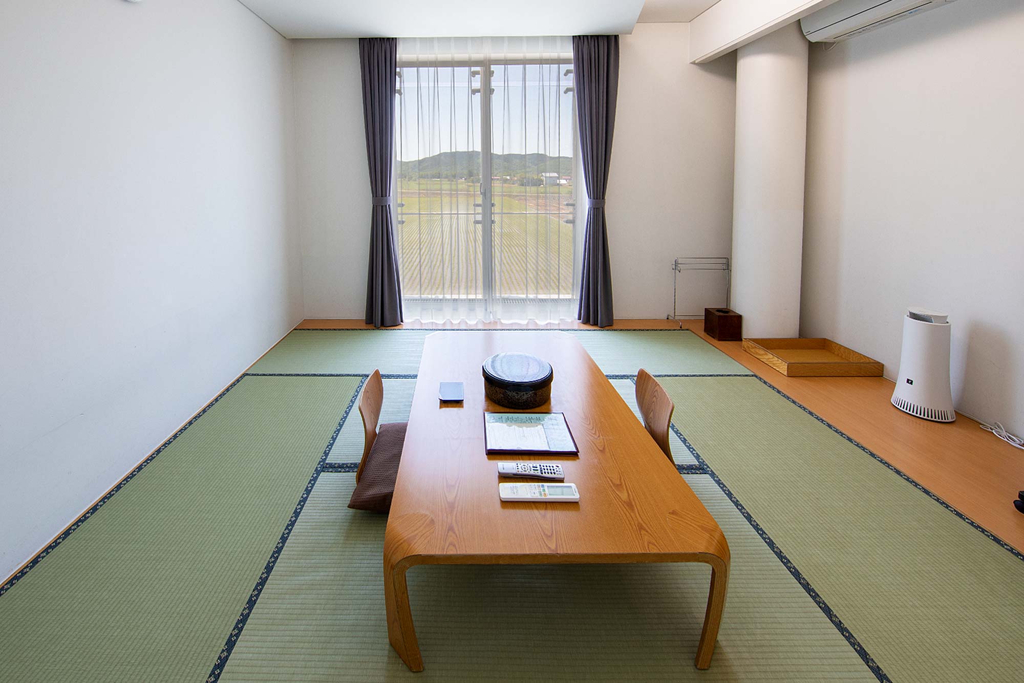 北海道新十津川町サンヒルズサライ　客室　オーソドックスな和室の写真
